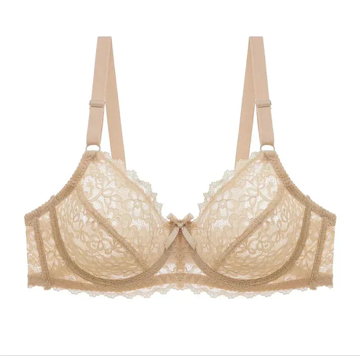 Transparent Cotton Bras – Pack of 2 | Non-Padded, Non-Wired, Full Net Design