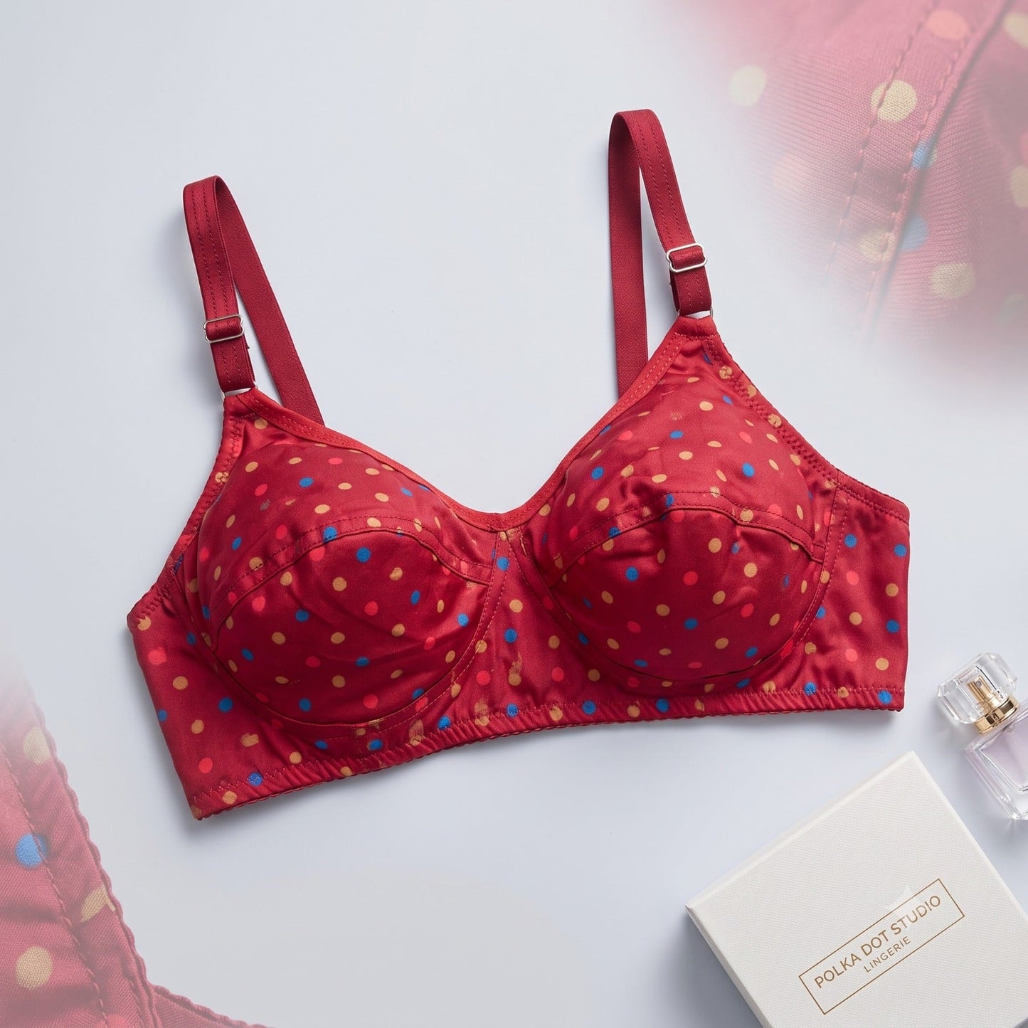BUY 1 Get 2 FREE Meidian Women's Polka Dots Stretchable Bra